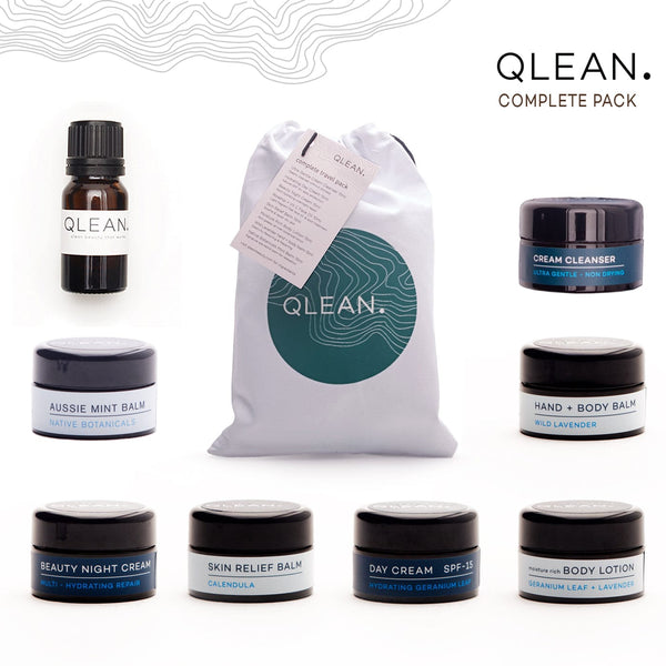 QLEAN Complete Face + Body Starter Pack Samples QLEAN