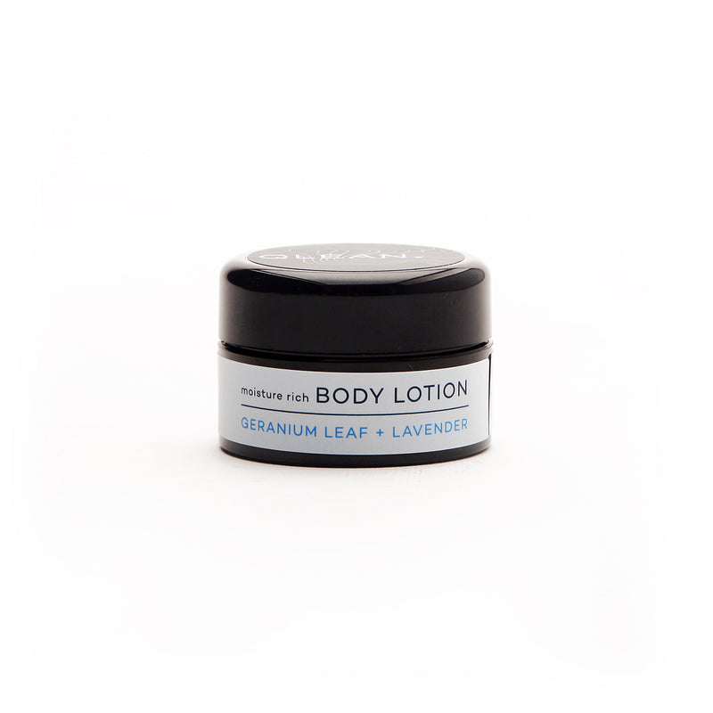 Organic Moisture-Rich Body Lotion Travel/Petite 15ml Samples QLEAN